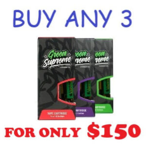 Buy Any 3 Green Supreme Pure THC Cartridges FOR ONLY $150