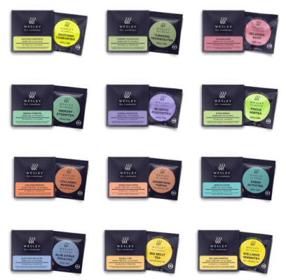 Wesley Tea Company | 40MG THC/CBD Infused Tea Bags