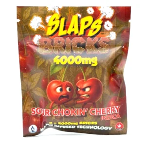 Hash Wars Slaps Bricks 4000mg THC infused candy