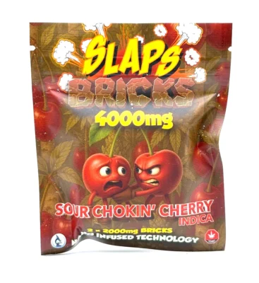 Hash Wars Slaps Bricks 4000mg THC infused candy