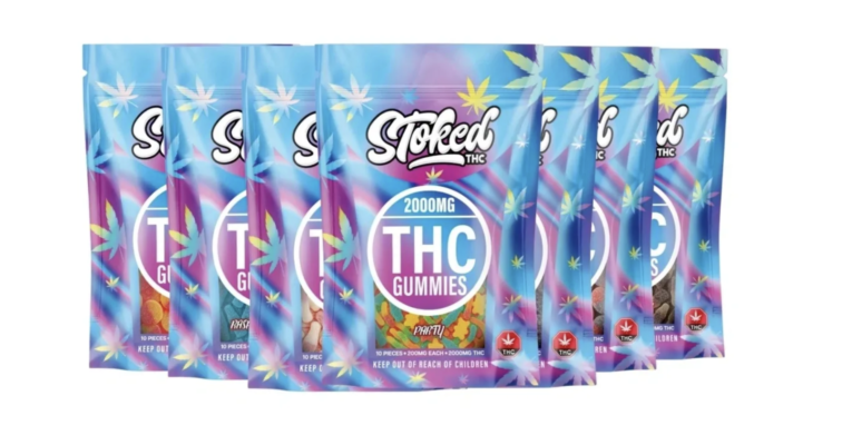 Stoked 2000mg THC Gummies