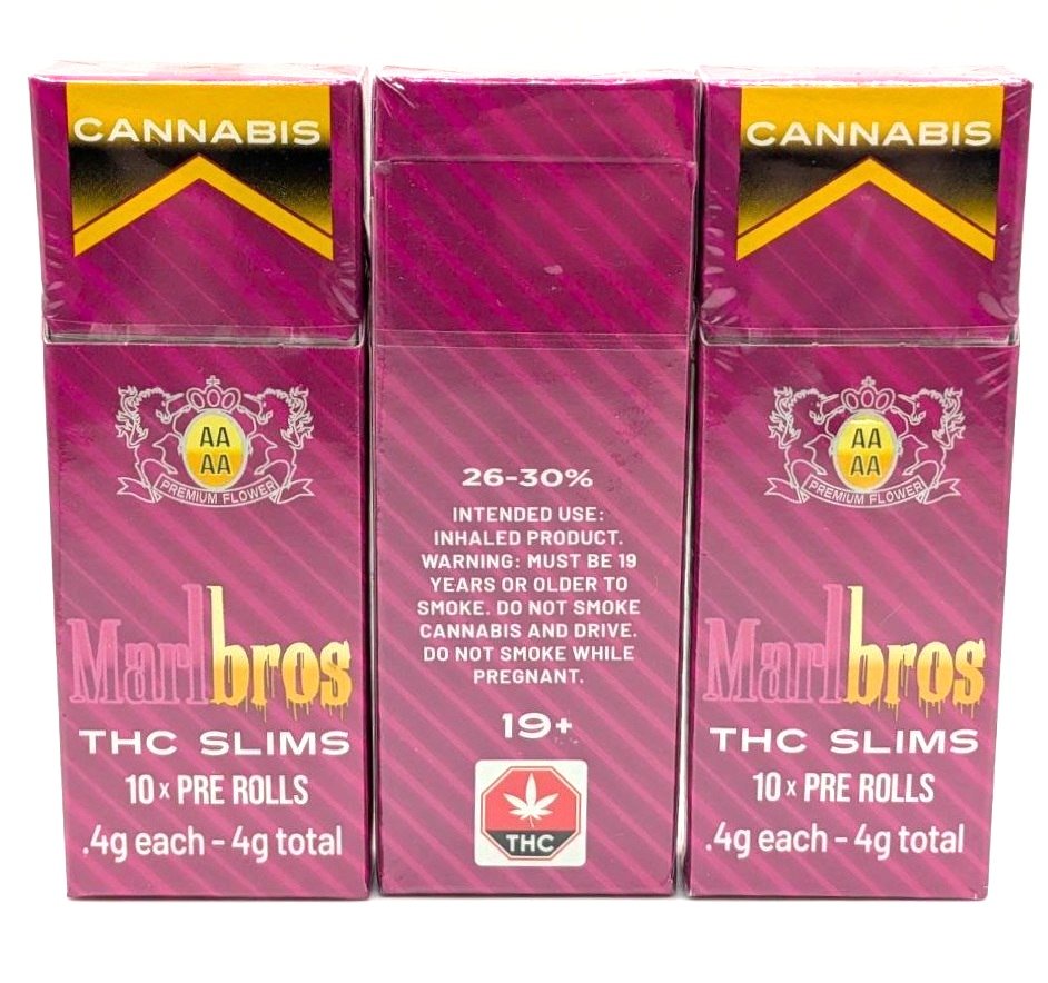 Cannabis Slims Prerolls 10 pcs. THC by Marlbros Cannabis Slims Prerolls 10 pcs. THC by Marlbros
